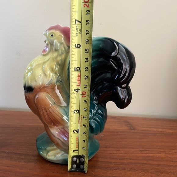 VINTAGE Royal Copley rooster vase chicken farmhouse - Picture 10 of 14